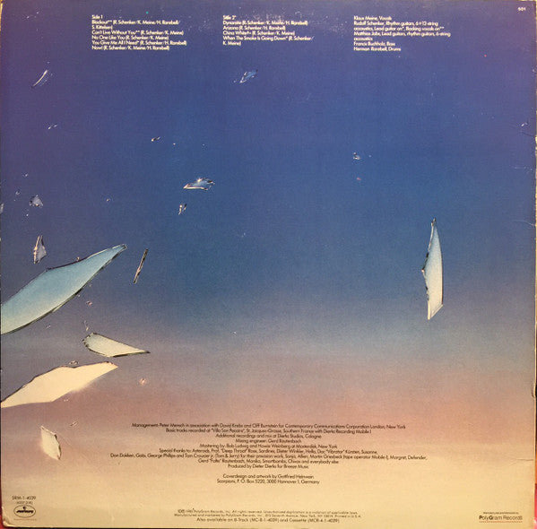 Scorpions : Blackout (LP, Album, 72)