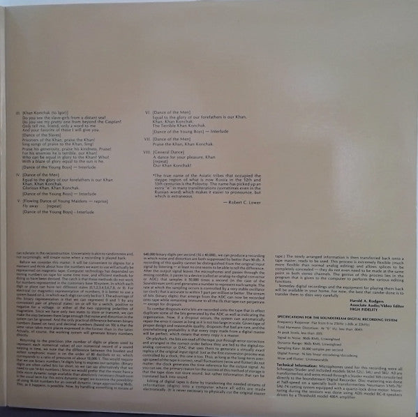 Igor Stravinsky, Alexander Borodin, Robert Shaw, Atlanta Symphony Orchestra And Chorus* : The Firebird (Suite, 1919 Version) / Overtures And Polovetsian Dances From Prince Igor (LP, Album, Gat)