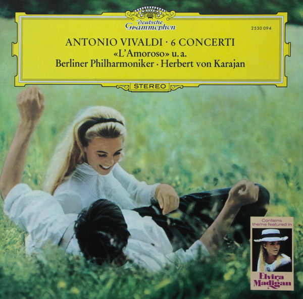 Antonio Vivaldi, Berliner Philharmoniker • Herbert Von Karajan : 6 Concerti «L'Amoroso» U.A. (LP)