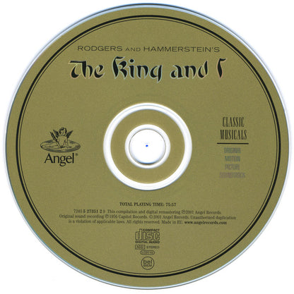 Rodgers & Hammerstein : The King And I: Original Motion Picture Soundtrack (CD, Album, RE)