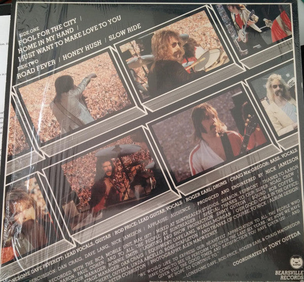 Foghat : Live (LP, Album, Win)