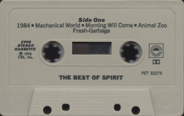 Spirit (8) : The Best Of Spirit (Cass, Album, Comp, RE)
