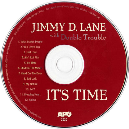 Jimmy D. Lane  With Double Trouble (7) : It's Time (CD, Album)