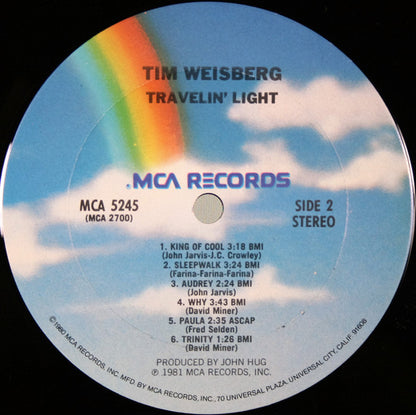 Tim Weisberg : Travelin' Light (LP, Album, Club, Ter)