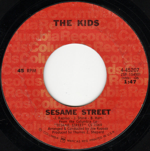 Various : Sesame Street / Rubber Duckie (7", Single, Mono, Pit)