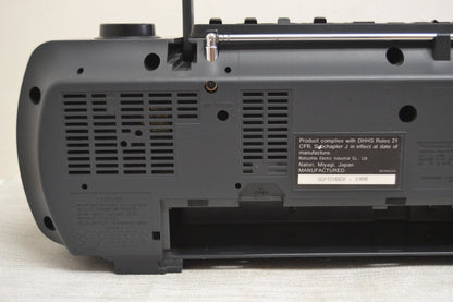 Panasonic RX-DT50, Vertical CD Player Stereo AM / FM Radio Dual Cassette 1980's 8 Fully Serviced * New Belts