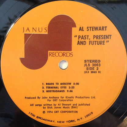 Al Stewart : Past, Present And Future (LP, Album)