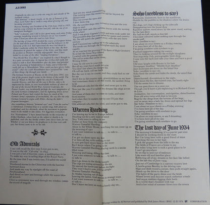 Al Stewart : Past, Present And Future (LP, Album)