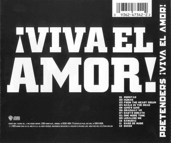 The Pretenders : ¡Viva El Amor! (CD, Album)