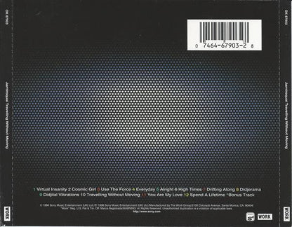 Jamiroquai : Travelling Without Moving (CD, Album, RP)