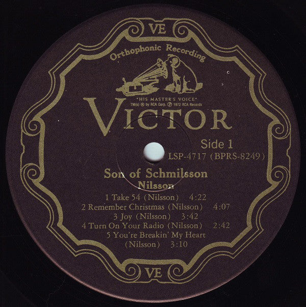 Harry Nilsson : Son Of Schmilsson (LP, Album, Ind)