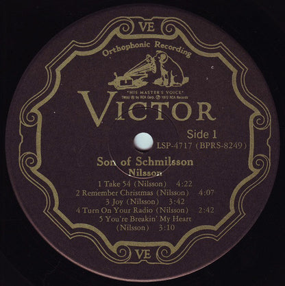 Harry Nilsson : Son Of Schmilsson (LP, Album, Ind)