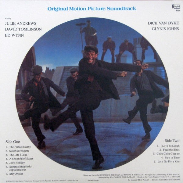 Various : Mary Poppins (Original Motion Picture Soundtrack) (LP, Album, Pic, PRC)