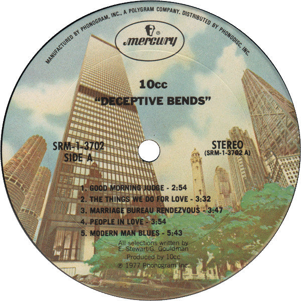 10cc : Deceptive Bends (LP, Album, Gat)