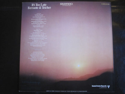 Ferrante & Teicher : It's Too Late (LP, Album)