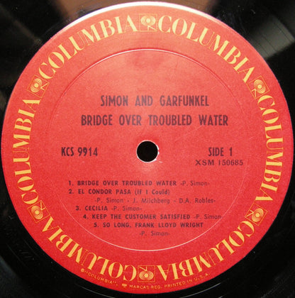 Simon And Garfunkel* : Bridge Over Troubled Water (LP, Album, RE, Pit)