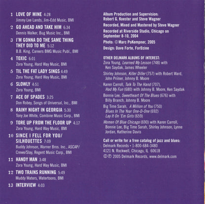 Zora Young : Tore Up From The Floor Up (CD, Album)