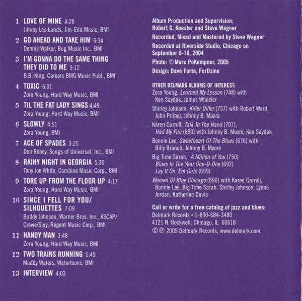 Zora Young : Tore Up From The Floor Up (CD, Album)