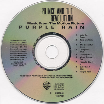 Prince And The Revolution : Purple Rain (CD, Album, Club, RE)