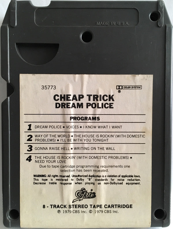 Cheap Trick : Dream Police (8-Trk, Album)