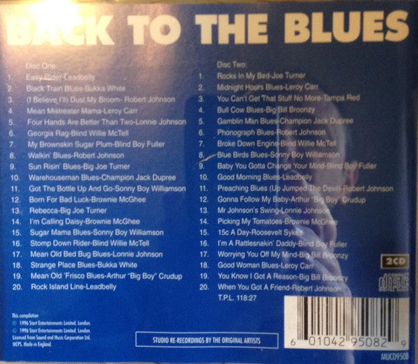 Various : Back To The Blues (2xCD, Comp)