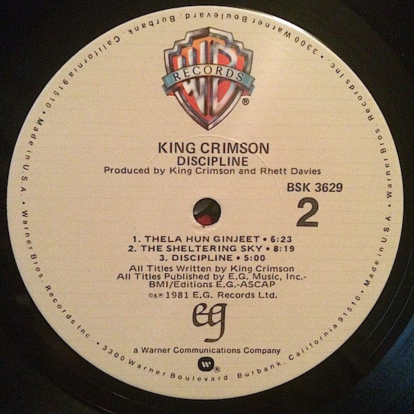 King Crimson : Discipline (LP, Album, All)