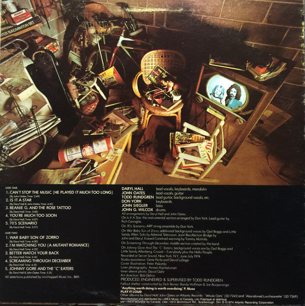 Daryl Hall / John Oates* : War Babies (LP, Album, PR )