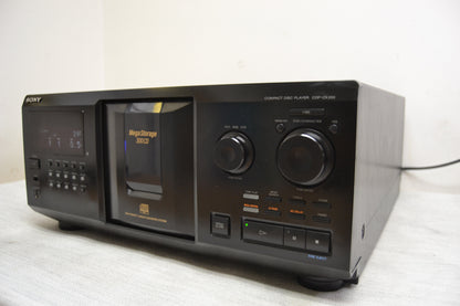 Sony CDP-CX355 CD Changer * 300 CDs * Remote * Fully Serviced * New Belts