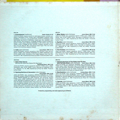 John Coltrane : The Best Of John Coltrane - His Greatest Years, Vol. 2 (2xLP, Comp)