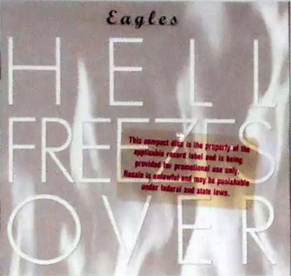 Eagles : Hell Freezes Over (CD, Album, Promo, Sli)