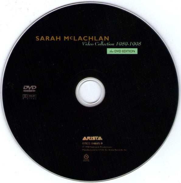 Sarah McLachlan : Video Collection 1989-1998 (DVD-V, Comp)