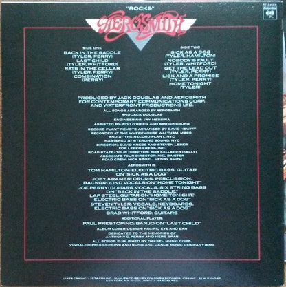 Aerosmith : "Rocks" (LP, Album)