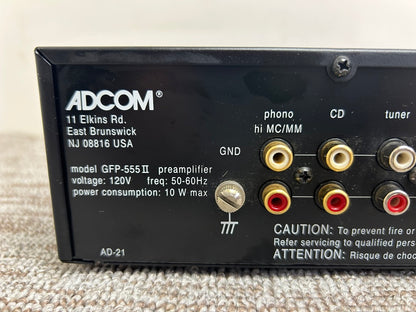 Adcom GFP-555II Stereo Preamplifier * Fully Serviced