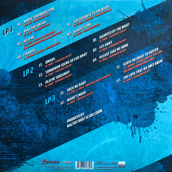 Walter Trout : Alive In Amsterdam (3xLP, Album, Gat)