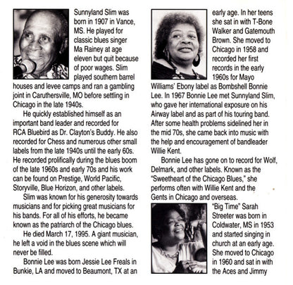 Sunnyland Slim With Bonnie Lee, Big Time Sarah & Zora Young : She Got A Thing Goin' On (CD, Album)