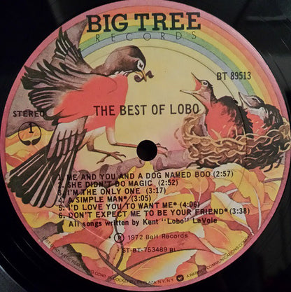 Lobo (3) : The Best Of Lobo (LP, Comp, RI )
