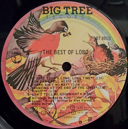 Lobo (3) : The Best Of Lobo (LP, Comp, RI )