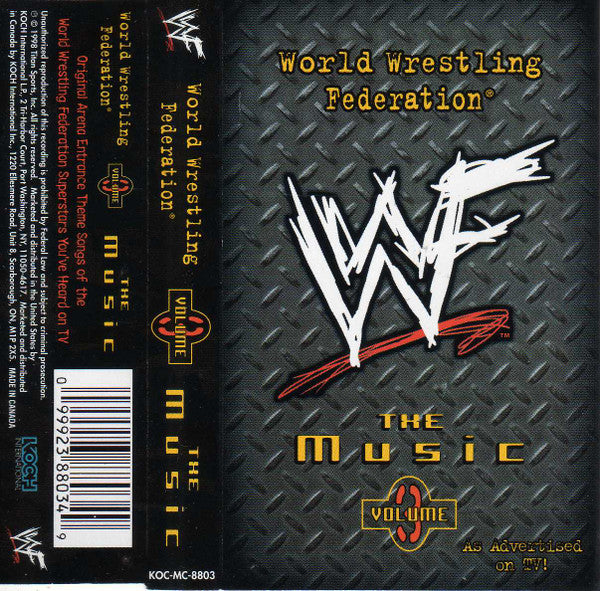 James A. Johnston : WWF World Wrestling Federation - The Music - Volume 3 (Cass, Comp)