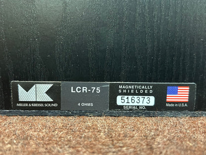 M&K LCR-75 Bookshelf Speakers * Fully Serviced * New Foams 10/2026