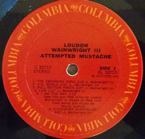 Loudon Wainwright III : Attempted Mustache (LP, Album)