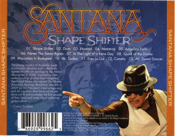 Santana : Shape Shifter (CD, Album)
