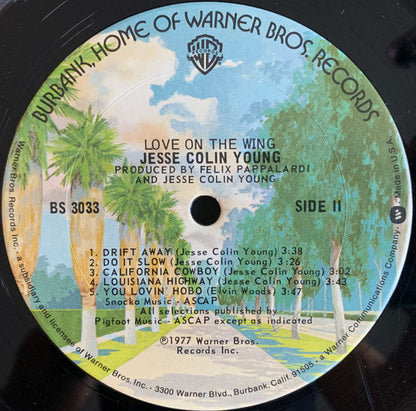 Jesse Colin Young : Love On The Wing (LP, Album, San)