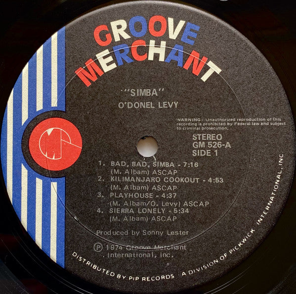 O'Donel Levy : Simba (LP, Album)