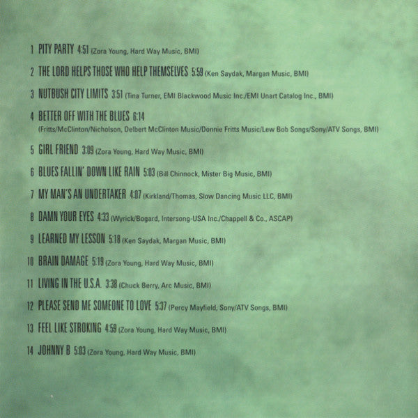 Zora Young : Learned My Lesson (CD, Album)