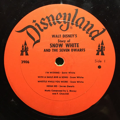 Various : Walt Disney's Story And Songs From Snow White And The Seven Dwarfs (LP, Album, Mono, Gat)