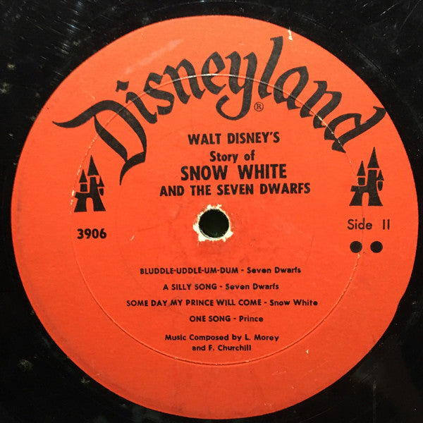 Various : Walt Disney's Story And Songs From Snow White And The Seven Dwarfs (LP, Album, Mono, Gat)