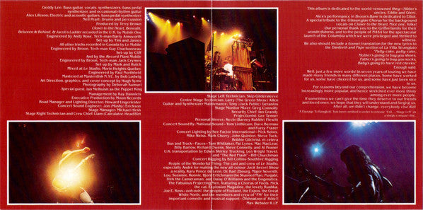 Rush : Exit...Stage Left (CD, Album, RE)