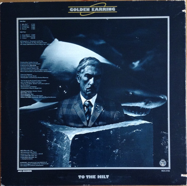 Golden Earring : To The Hilt (LP, Album, Pin)