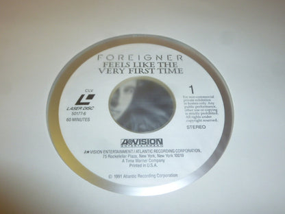 Foreigner : Feels Like The Very First Time (Laserdisc, 12", NTSC)