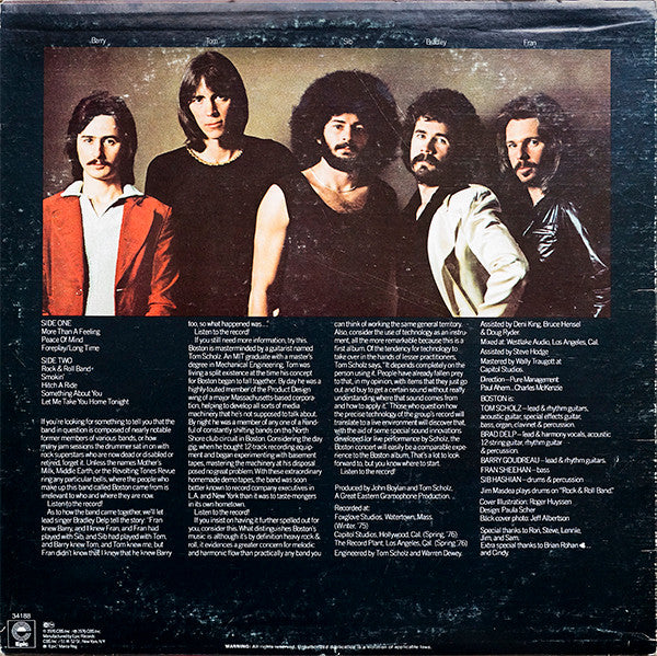 Boston : Boston (LP, Album, Pit)